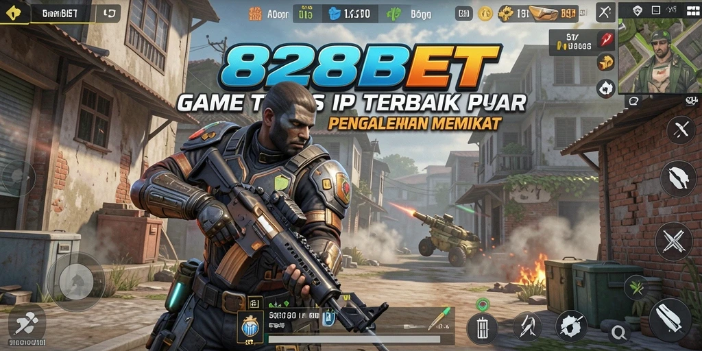 Screenshot gameplay TPS dengan aksi menegangkan di 828BET.