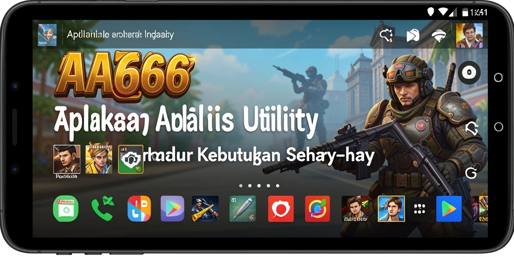 Tangkapan layar utama AA666 menampilkan antarmuka pengguna yang intuitif.