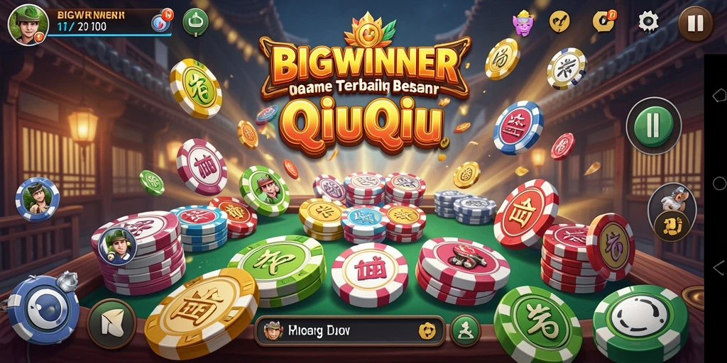 Tampilan gameplay seru dan mengasyikkan dalam QiuQiu