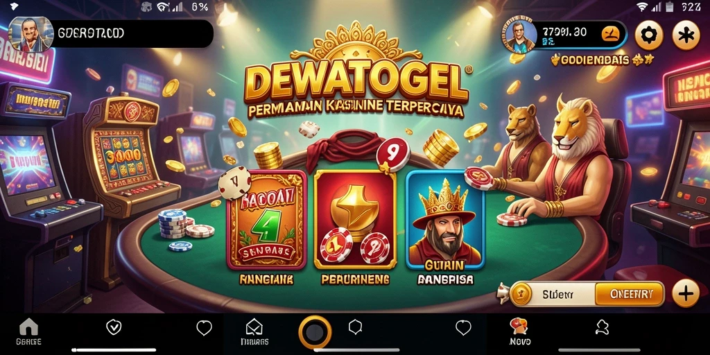 Gameplay DEWATOGEL yang seru dan menarik di aplikasi Kasino.