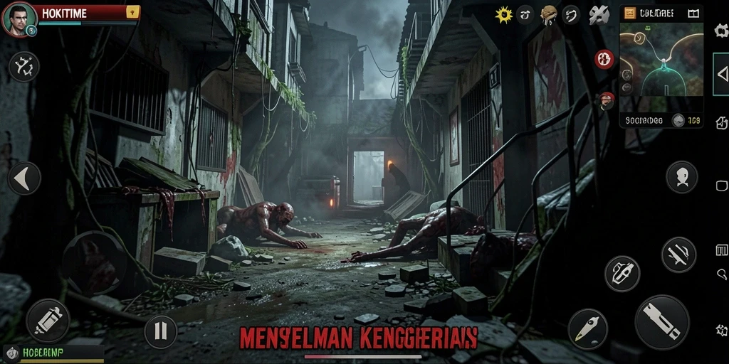Tangkapan layar menampilkan momen mendebarkan dalam HOKITIME.