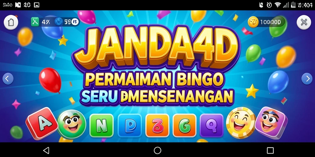 Tampilan gameplay seru dan interaktif dari JANDA4D yang menghibur.