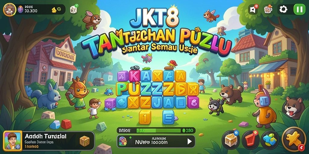 Tampilan gameplay JKT8 yang seru dan penuh tantangan.