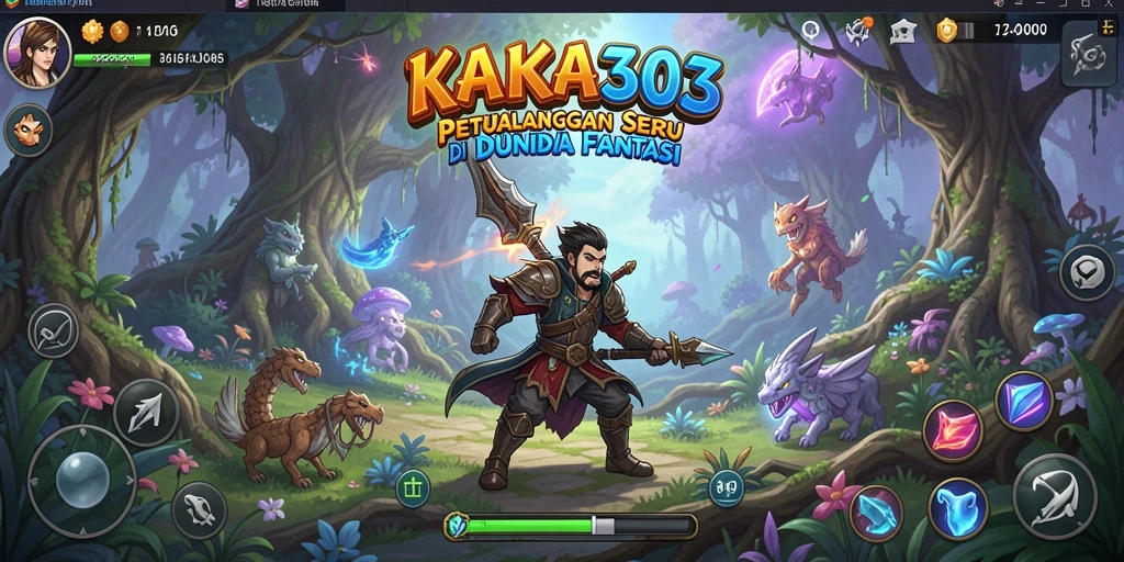 Tampilan gameplay petualangan yang mendebarkan di KAKA303.