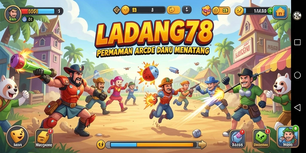 Tampilan gameplay seru dari LADANG78 yang penuh dengan tantangan.