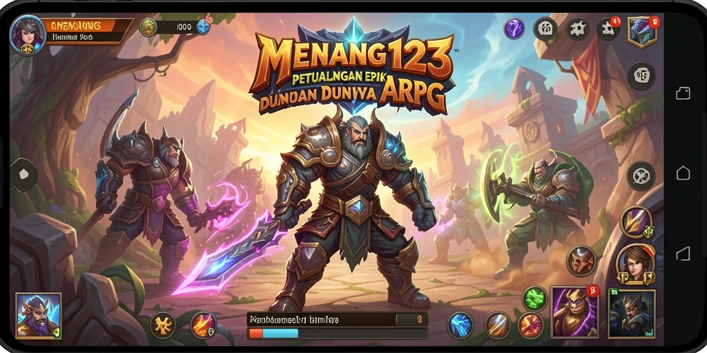 Tampilan gameplay seru dalam MENANG123 dengan pertempuran mendebarkan.