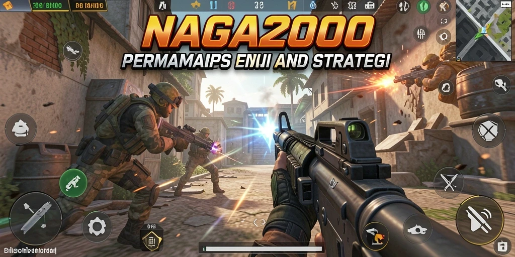 Tangkapan layar menampilkan aksi gameplay mendebarkan di NAGA2000.