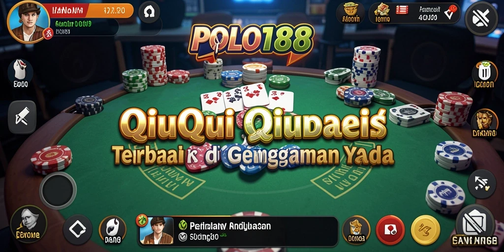 Tampilan gameplay seru dalam aplikasi QiuQiu POLO188.