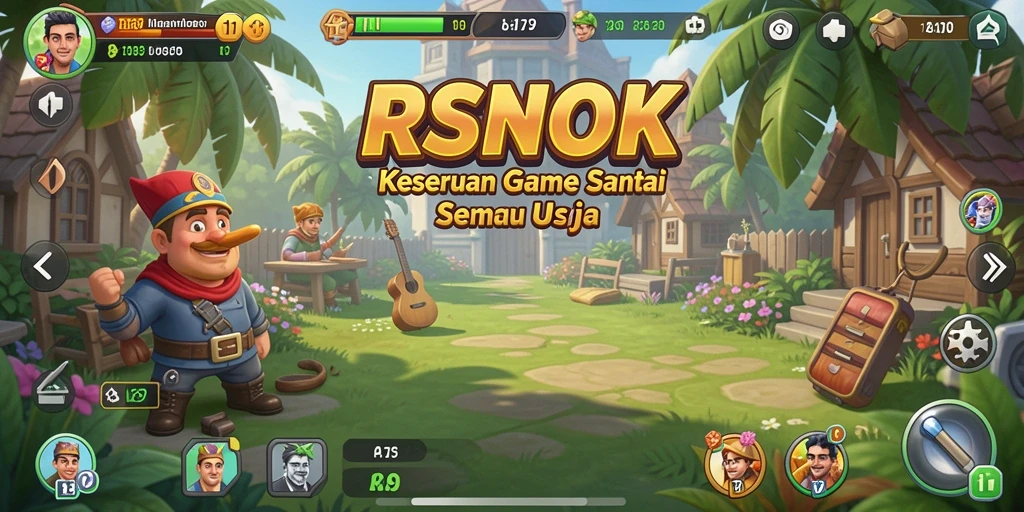 Tampilan gameplay RSNOK yang menawan dan menghibur.