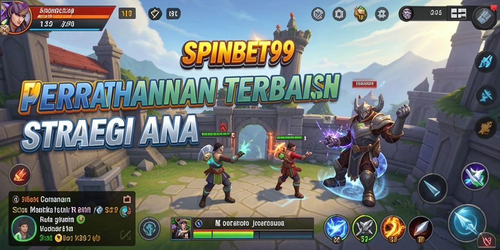 Tampilan gameplay SPINBET99 yang menegangkan dan strategis.