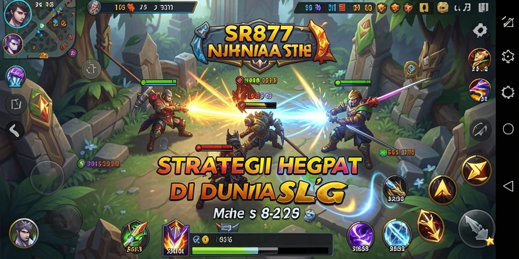 Tampilan gameplay SLG yang mendebarkan di SR877.