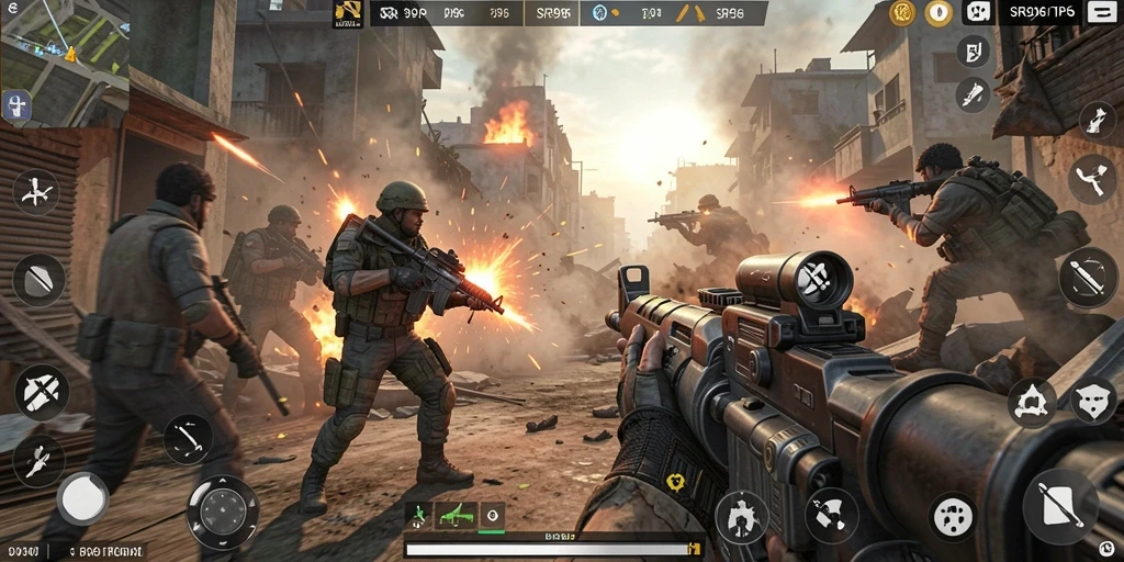 Gameplay SR996 yang mengasah strategi dan aksi.