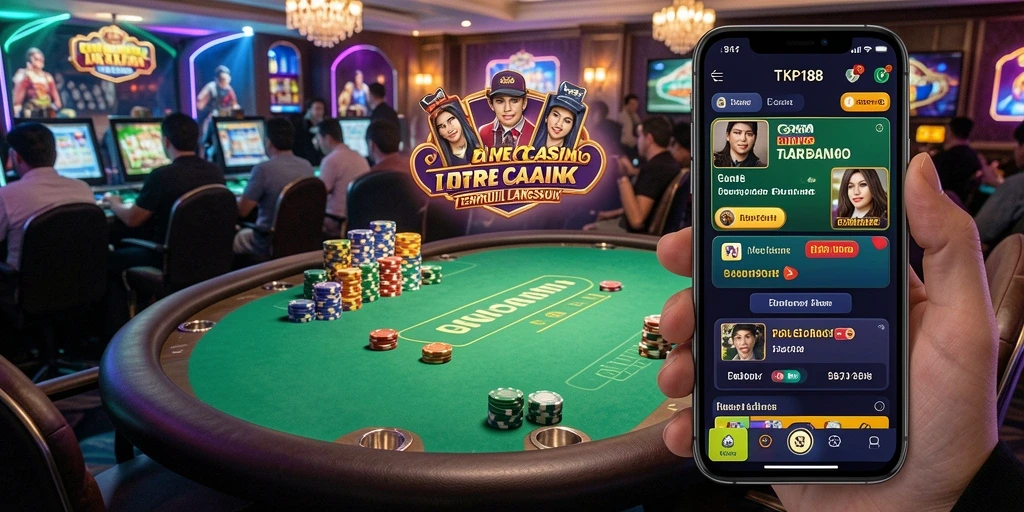 Tampilan gameplay Live Casino yang mengasyikkan dan interaktif.