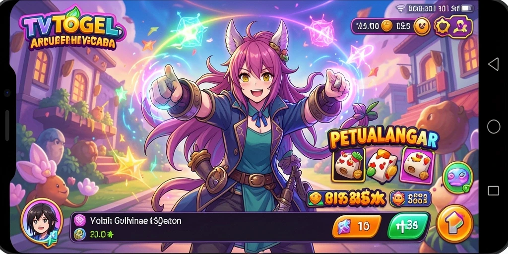 Tampilan gameplay yang penuh aksi dari TVTOGEL.